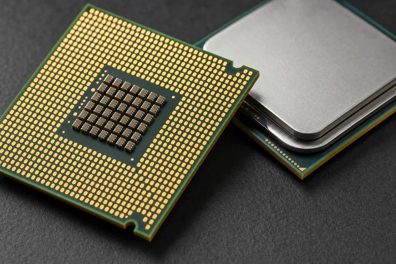 Close-up of Fiber CPU Scrap, illustrative image